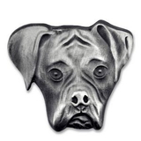 Blank Boxer Dog Pin, 1 1/8