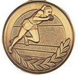 Custom 500 Series Stock Medal (Male Track & Field) Gold, Silver, Bronze