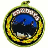 Custom TM Medal Series w/ Cowboys Scholastic Mascot Mylar Insert