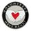 Blank Volunteers Have Heart Pin, 1" W, Price/piece