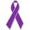 Blank Purple Awareness Ribbon Lapel Pin, 1" H, Price/piece