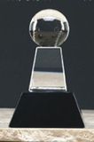 Custom Optical Crystal Baseball Award (5