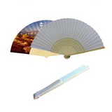 Custom Foldable Paper Fan, 8 1/4