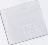 Standard Vinyl Badge Holder - Blank (3 7/8
