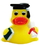 Custom Mini Rubber Graduation Duck, Price/piece