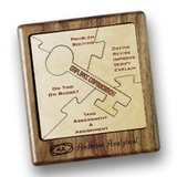Custom Key Shaped Wood 5 Piece Jigsaw Puzzle