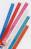 Custom Plastic Wristband w/ Snap Closure - 1 Color (1/2