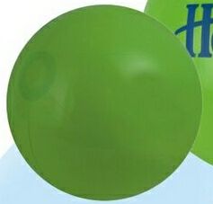 Custom 6" Inflatable Solid Green Beach Ball