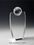 Custom Globe Award Crystal Award Trophy., 9" L x 5" W x 2.375" H, Price/piece