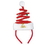 Custom Springy Christmas Tree Headband, Price/piece
