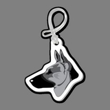 Custom Dog (German, Head) Bag Tag