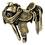 Blank Western Saddle Mascot Fully Modeled 3 Dimensional Pin, Price/piece