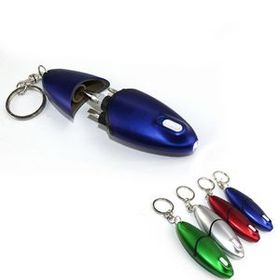 Custom Mini Tool Set Led Keychain, 3 1/7" L x 1 1/5" W x 7/10" H