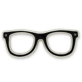 Blank Eyeglasses Lapel Pin, 1 1/4" W X 7/16" W