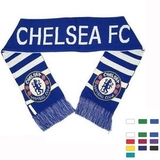 Close PMS color Match custom Stadium Knit Scarf Soccer Scarves With Fringe, FREE SHIPPING!