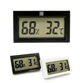 Custom igital Thermometer Humidity Hygrometer, 2 1/4" L x 1 1/4" W x 7/16" H