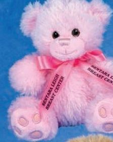 Custom Pink Patches Paw Bear