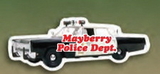 Custom 3.1-5 Sq. In. (B) Magnet - Police Car #3 (3