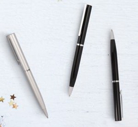 Custom Compact Metal Series Ballpoint Pen, 5.51" L x 0.43" W