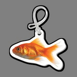 Custom Luggage Tag W/ Tab - Full Color Goldfish