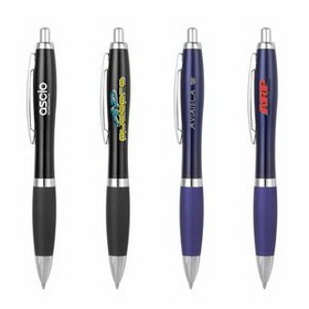 Custom Compact Metal Series Ballpoint Pen, 5.55" L x 0.51" W
