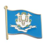Blank Connecticut State Flag Pin