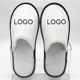 Custom EVA Disposable Slippers For Hotels, 11.5" L x 4.3" W x 0.6" H