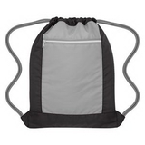 Custom Flip Side Drawstring Sports Bag, 13