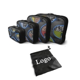Custom 4 Set Packing Cubes with Laundry Bag, 17.5