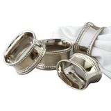 Custom Nip Beaded Oval Napkin Rings