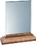 Custom XLarge Vertical Desk Plaque with Beveled Walnut Base, 11" H x 8" W x 2 1/2" D, Price/piece