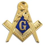 Blank Masonic Symbol Pin, 1