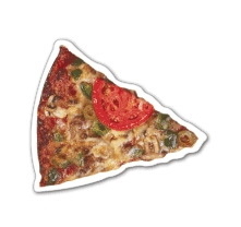 Custom 3.1-5 Sq. In. (B) Magnet - Pizza, 30mm Thick