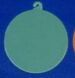 Custom Green Hook Medallion For Hawaiian Necklace