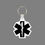 Key Ring & Punch Tag W/ Tab - Star of Life, Price/piece