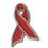 Blank Aids Awareness Ribbon, 1" L X 5/8" W, Price/piece