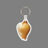 Key Ring & Full Color Punch Tag - Tulip Seashell