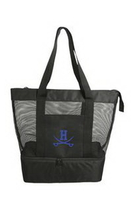 Custom The cooler with a mesh tote, 19" H x 18" W x 5.75" D