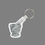 Key Ring & Full Color Punch Tag - Mortar & Pestle, Price/piece