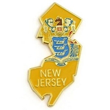 Blank New Jersey Pin