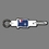 Custom FLAG - FRENCH SOUTHERN & ANTARCTIC LANDS KEY CLIP W/Tab, Price/piece