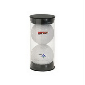 Custom Twin Golf Ball Pack w/ 4 Color Process (VERSAprint? Imprint, 3.75" L x 1.875" W