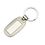 Custom Capri Key Ring, 46mm L x 27mm W x 3mm H, Price/piece