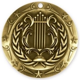 Custom 3'' Music Medal (G)