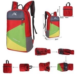 Custom Red Ultra Lightweight Portable Hiking Daypack Bag, 11
