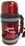 Custom 40 Oz. Thermal Insulated Wide Mouth Bottle W/ Shoulder Strap - Red Coated, Price/piece