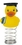 Custom Rubber Graduate Duck Bobble, Price/piece