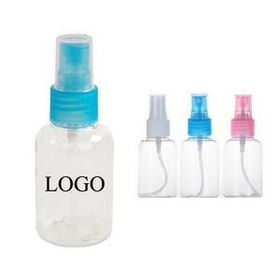 Custom 50ml Clear Spray Bottles, 4" H x 1 7/16" Diameter