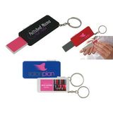 Custom Nail File Keychain,With Digital Full Color Process, 1 5/8