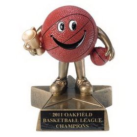 Custom Resin Basketball Trophy (4")